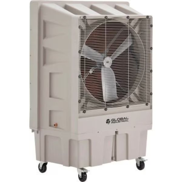 Global Industrial 36in Portable Evaporative Cooler Direct Drive 3 Speed 74 Gal. Capacity, Gec, Mfr#: 293132